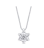 Collana Gazzola Gioielli Donna in Oro bianco 0.03 Ct PEOX3702C-NG-1 - PEOX3702C-NG-1
